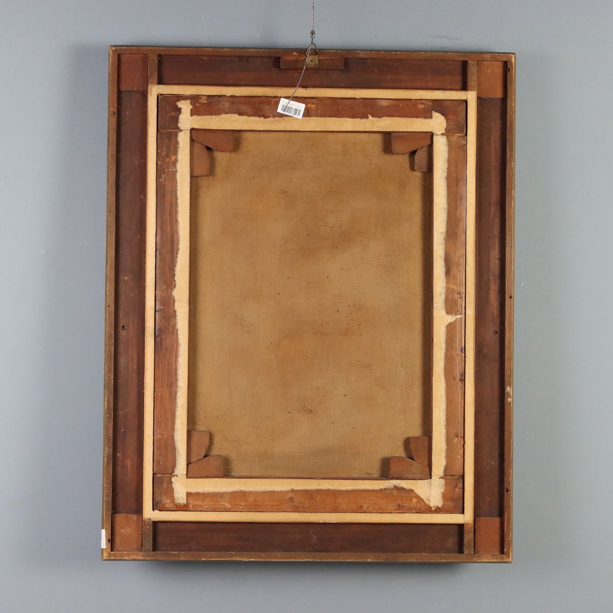Antique Painting Signed Luigi Conconi Oil On Canvas Italy XIX Century-photo-7