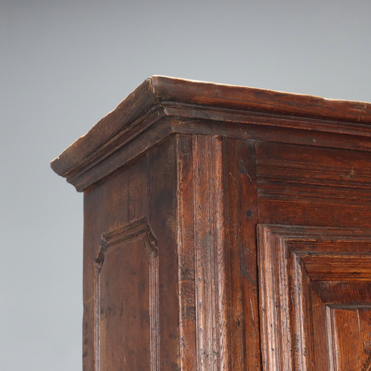 Buffet en Chêne de Style Baroque avec Coffre-fort Italie, fin du XIXe siècle-photo-2