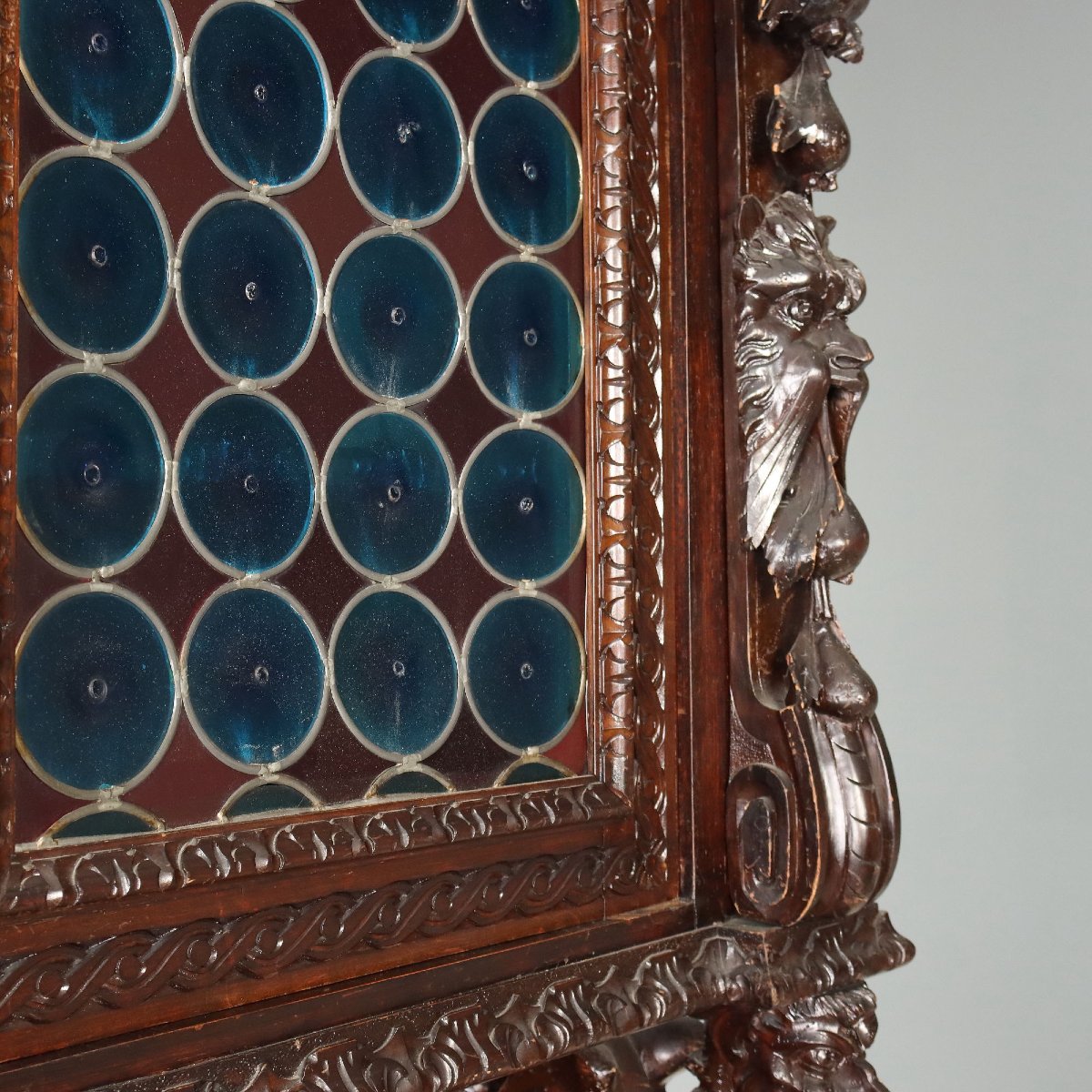 Buffet Néo-Baroque en Noyer - Italie XIXe Siècle-photo-7