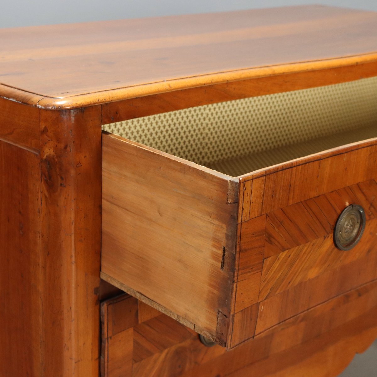 Commode Barocchetto en Noyer - Italie XVIIIe Siècle-photo-2