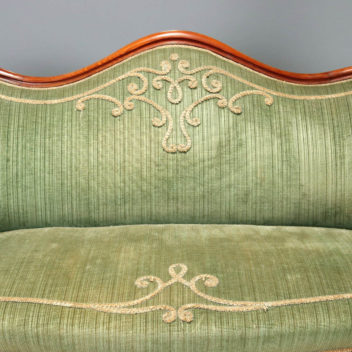 Luigi Filippo Sofa In Mahogany - Italy, 19th Century; Second Quarter Of The 19th Century-photo-4