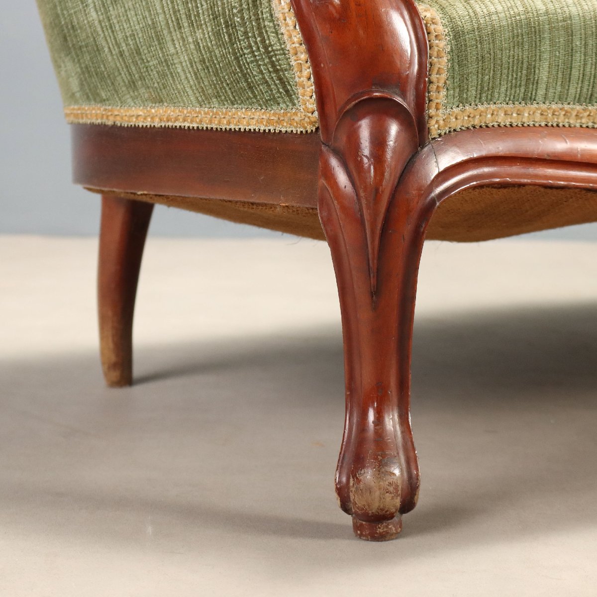 Luigi Filippo Sofa In Mahogany - Italy, 19th Century; Second Quarter Of The 19th Century-photo-1
