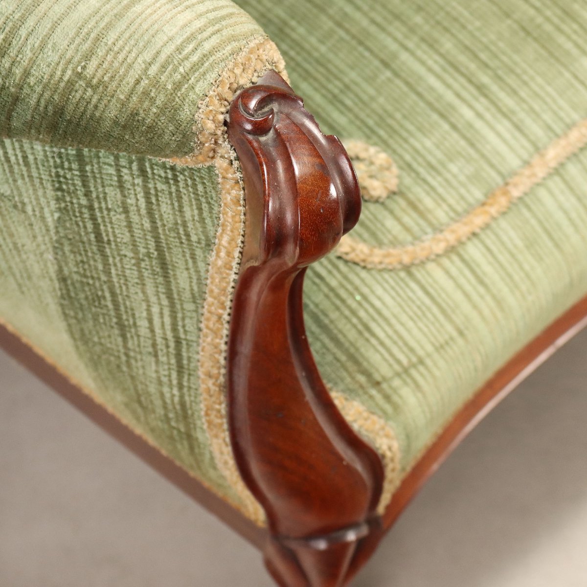 Luigi Filippo Sofa In Mahogany - Italy, 19th Century; Second Quarter Of The 19th Century-photo-2