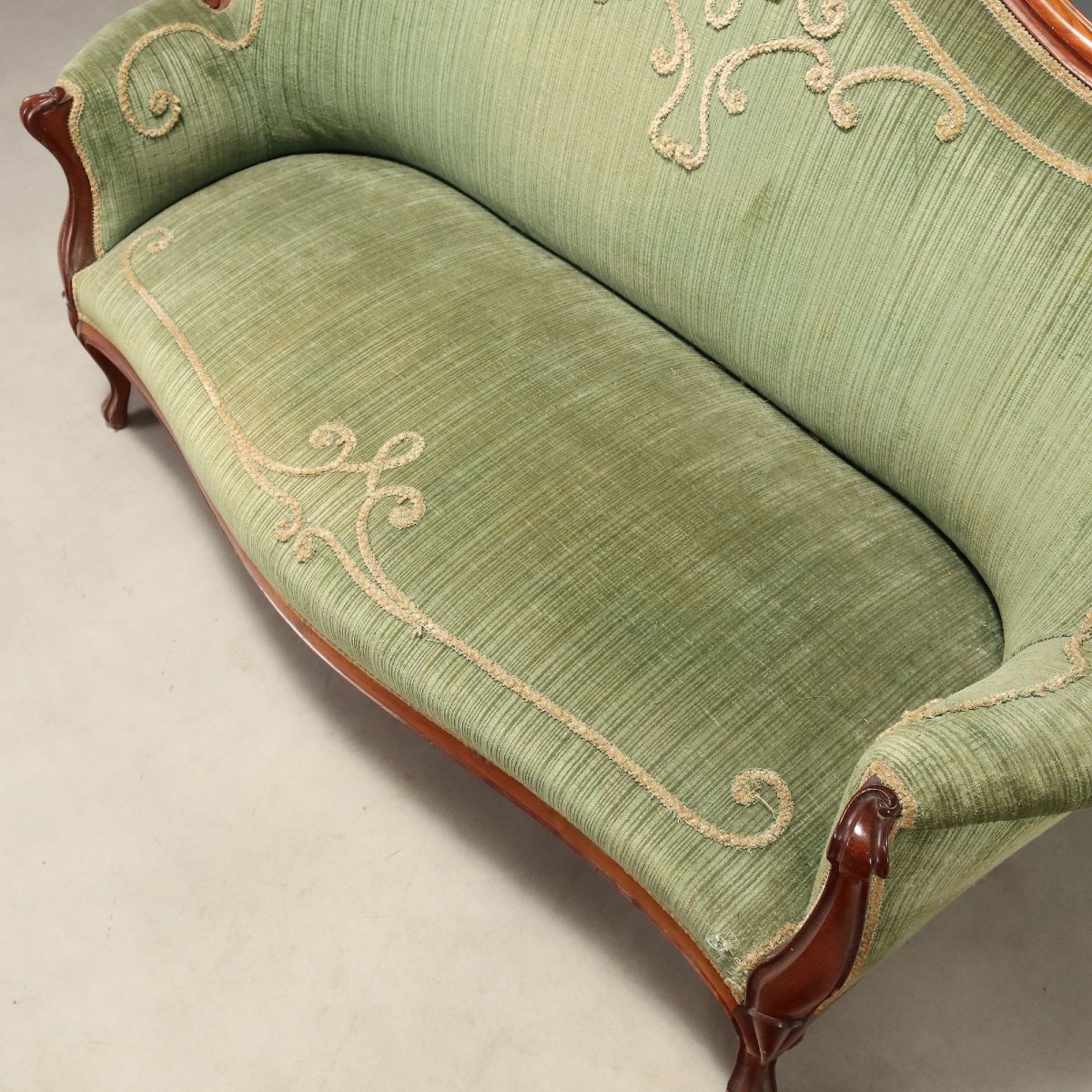 Luigi Filippo Sofa In Mahogany - Italy, 19th Century; Second Quarter Of The 19th Century-photo-5