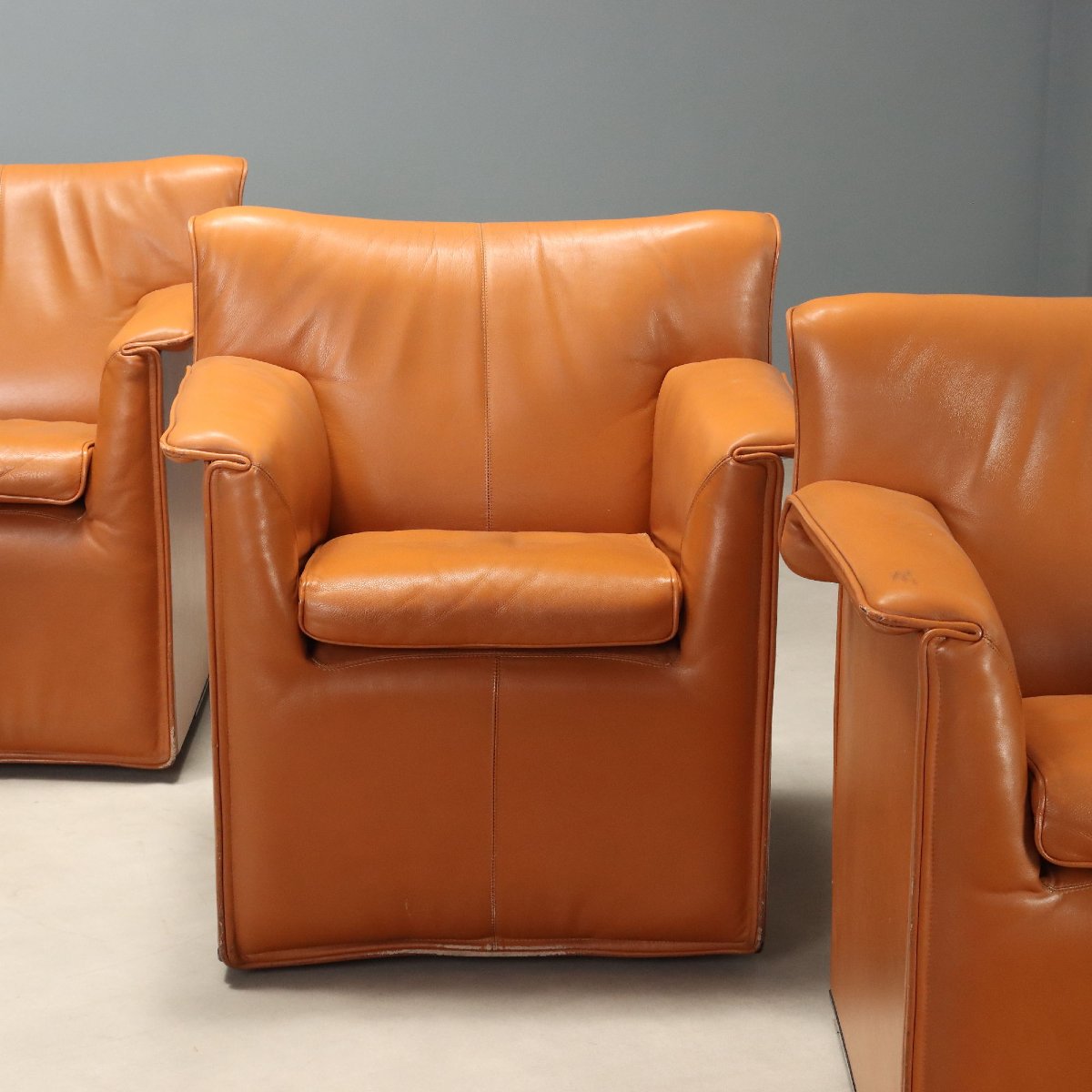 B&b Laurianetta Armchairs Vintage Design Afra & Tobia Scarpa 1980s-photo-3