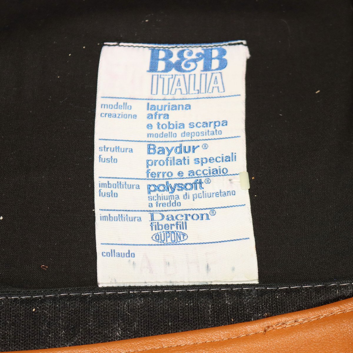 B&b Laurianetta Armchairs Vintage Design Afra & Tobia Scarpa 1980s-photo-4