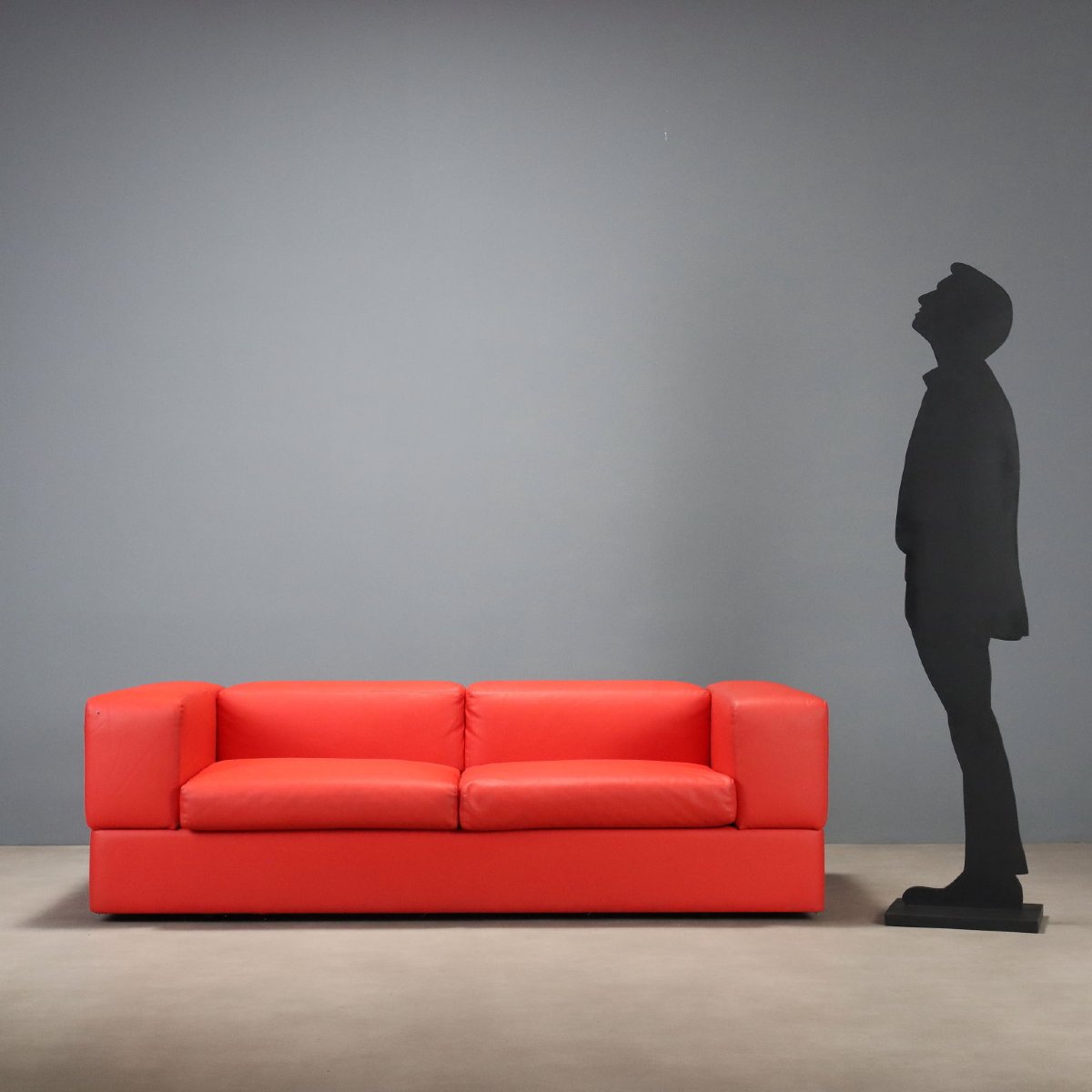 Vintage Sofa Cinova 711 Design Tito Agnoli Leatherette Italy 1960s Original-photo-3