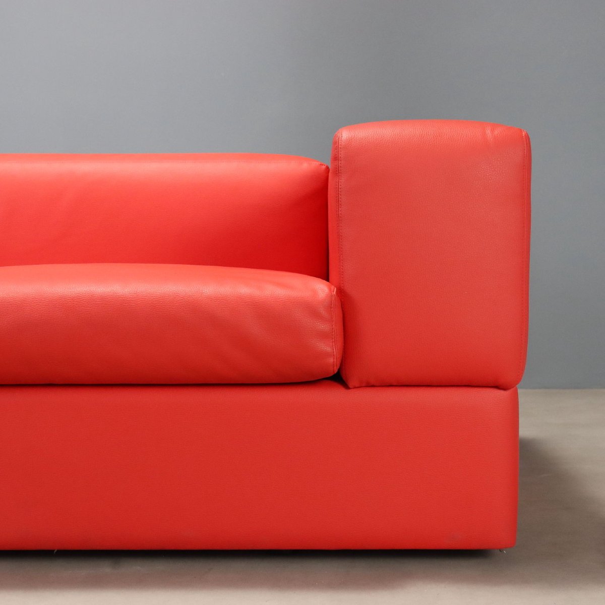 Vintage Sofa Cinova 711 Design Tito Agnoli Leatherette Italy 1960s Original-photo-1