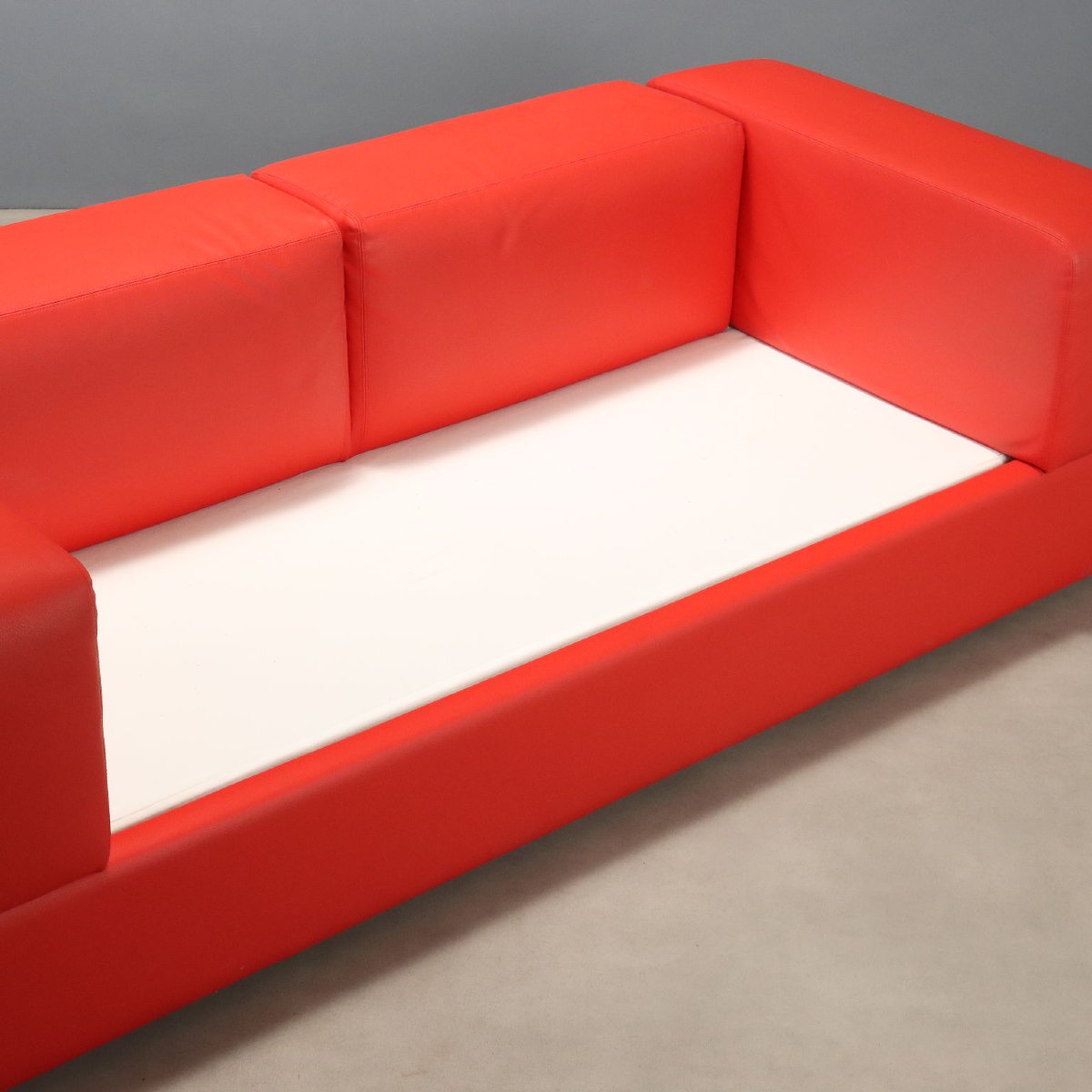 Vintage Sofa Cinova 711 Design Tito Agnoli Leatherette Italy 1960s Original-photo-4