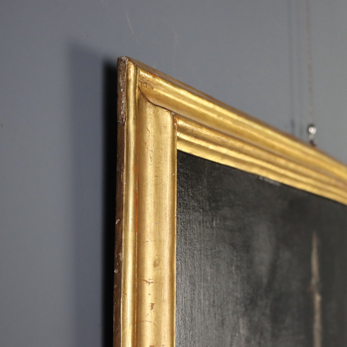 Antique Painting Still Life With Fishes And Snails Oil On Canvas '600-photo-7