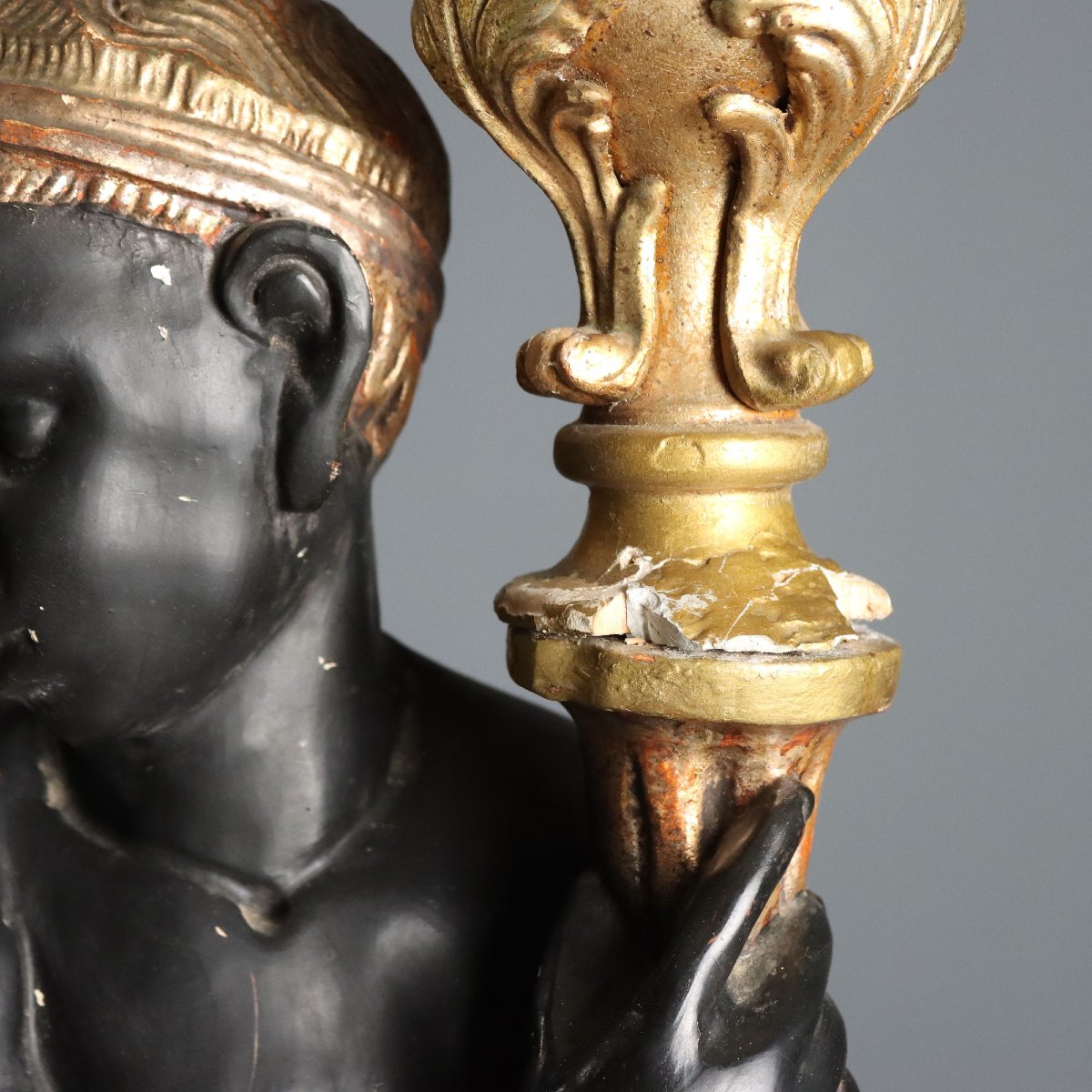 Decorative Italian-style Candlesticks, Mid-20th Century-photo-4