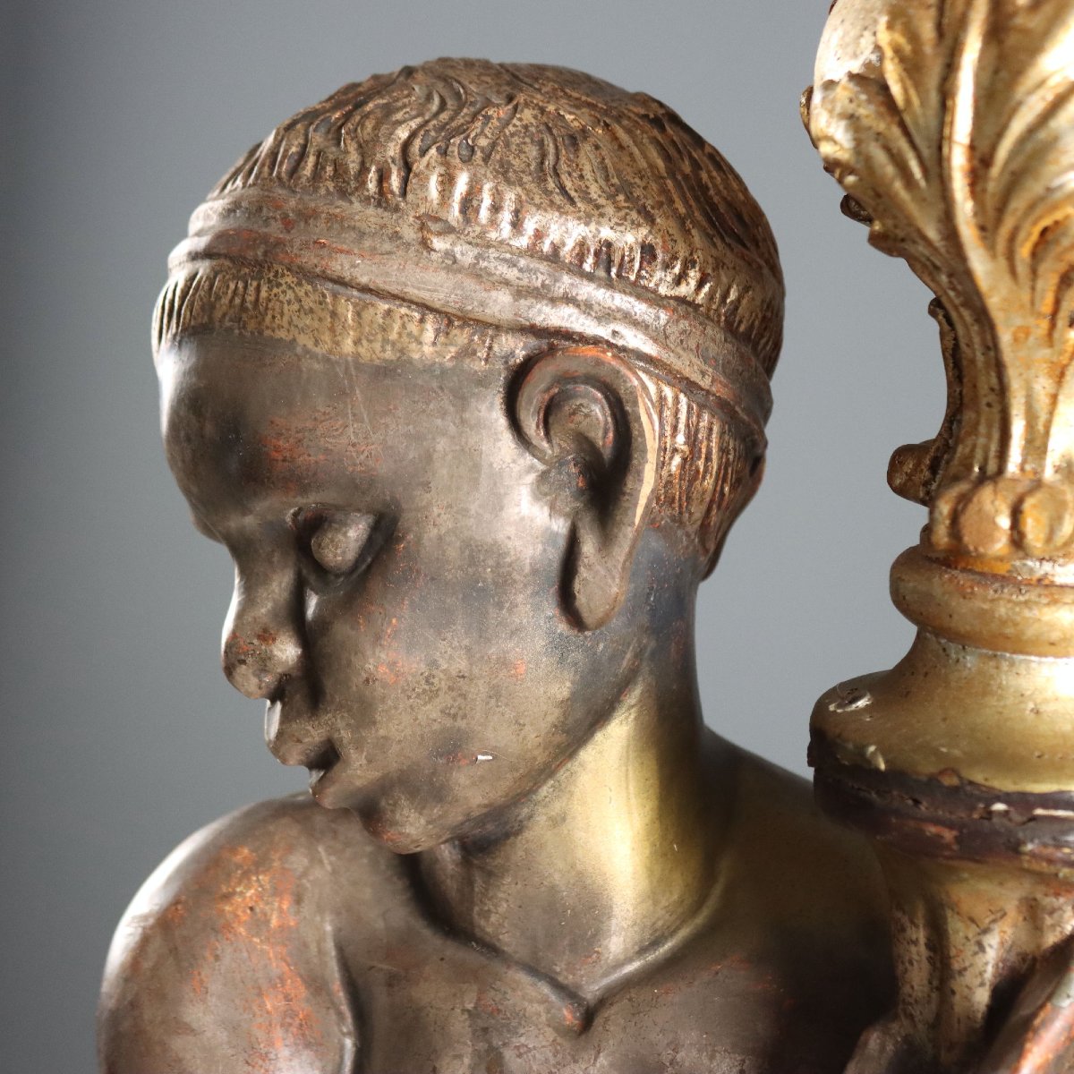 Decorative Italian-style Candlesticks, Mid-20th Century-photo-6