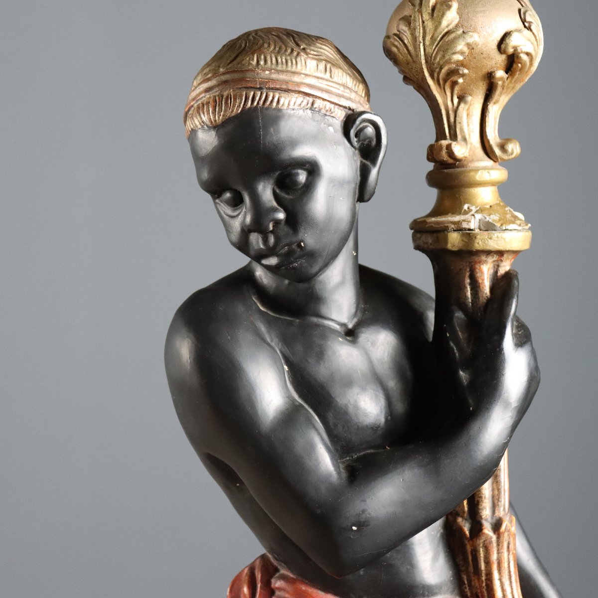 Decorative Italian-style Candlesticks, Mid-20th Century-photo-8