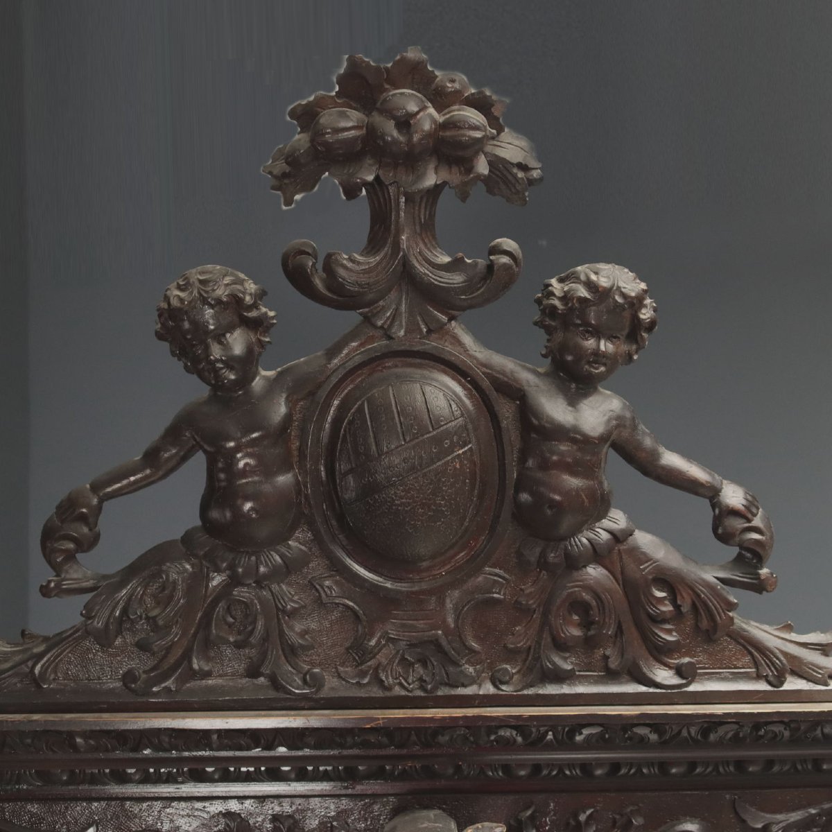 Neo-baroque Console Table With Mirror, Italy, Late 19th Century-photo-3