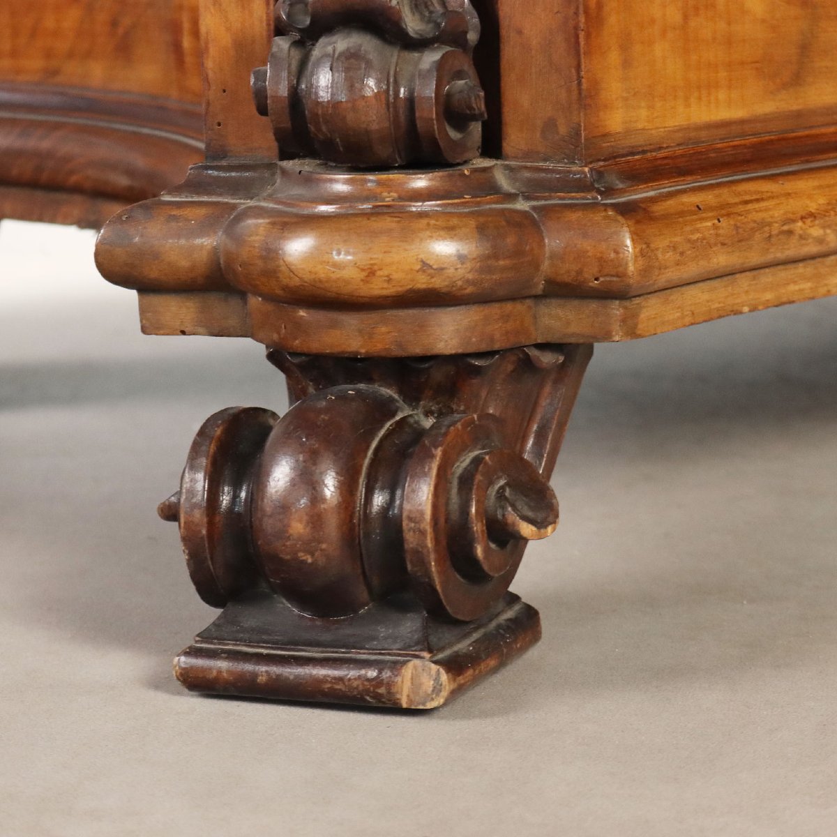 Art Deco Table In Walnut And Walnut Burl, Italy, First Half Of The 20th Century-photo-6