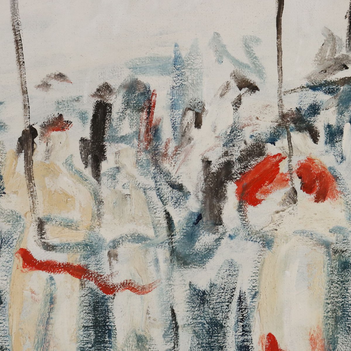 Tableau Contemporain Fernando Wamprechts Procession I, 1982-photo-4