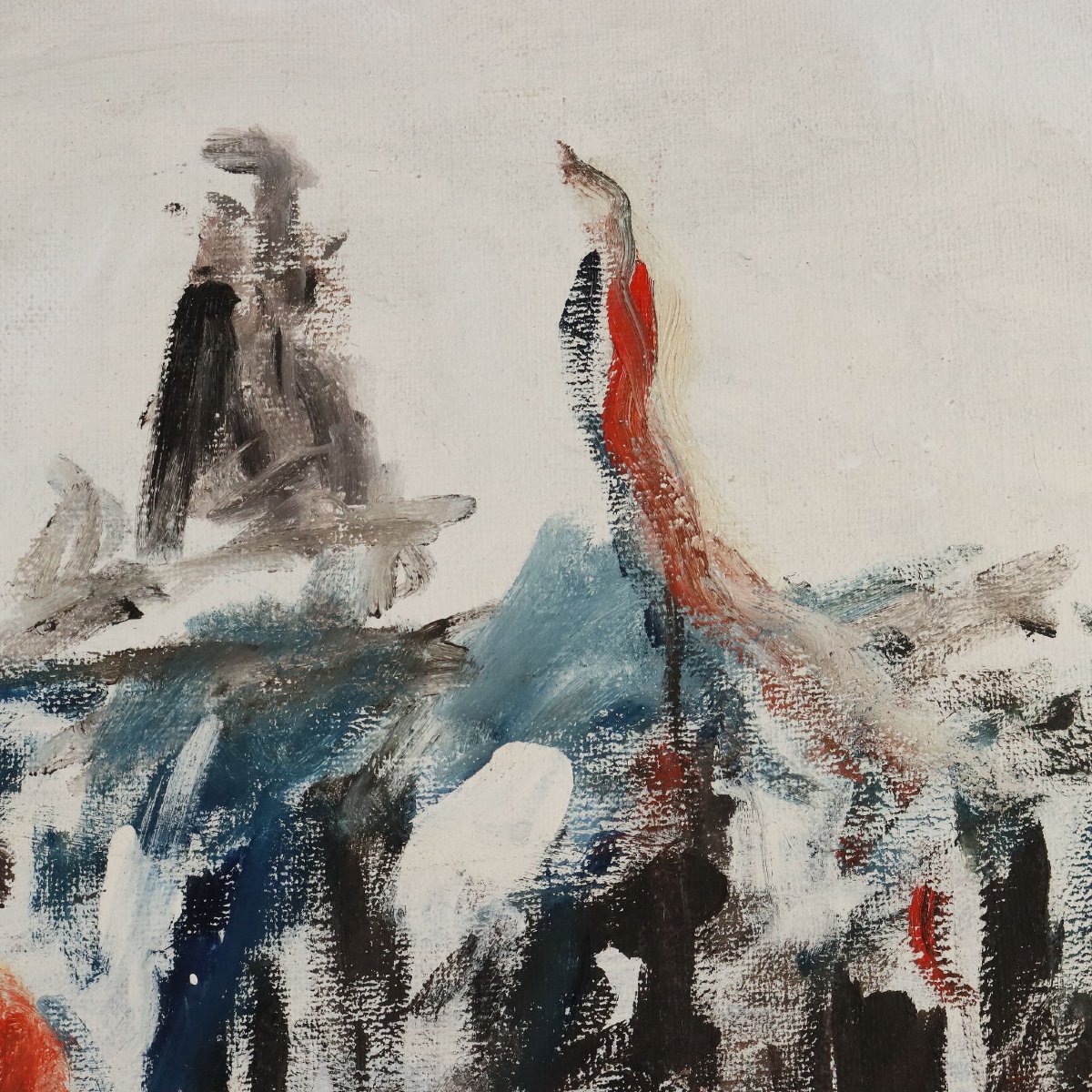 Tableau Contemporain Fernando Wamprechts Procession I, 1982-photo-2