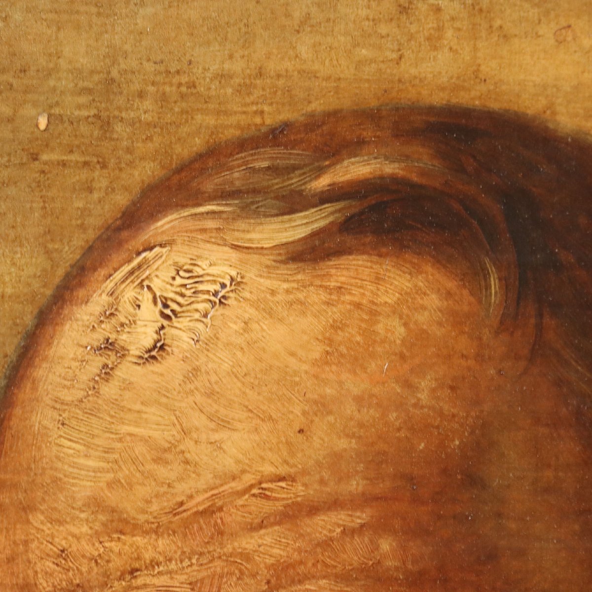 Antique Painting Signed Filippo Marsigli Oil On Paper 1840 Ca.-photo-1