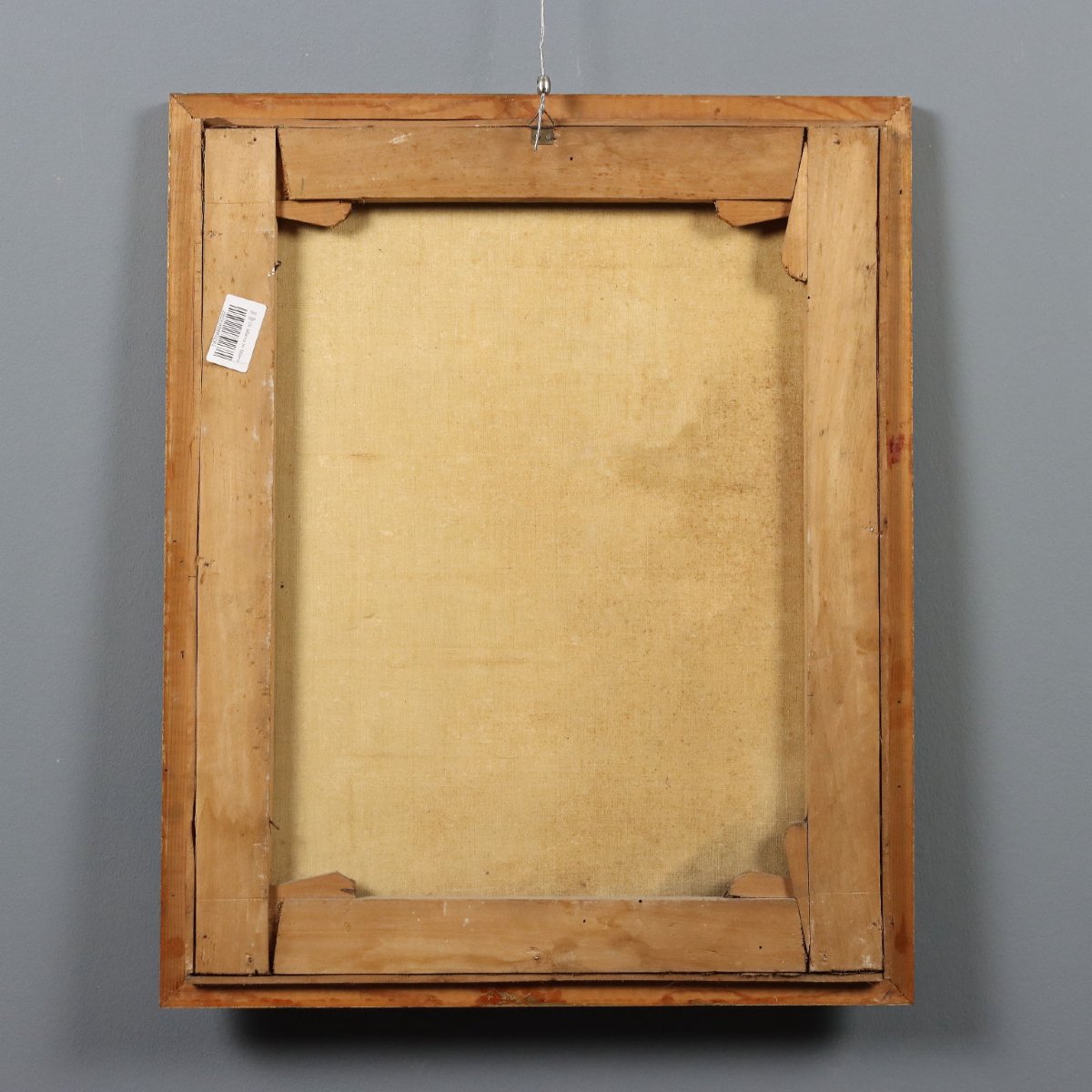 Antique Painting Signed Filippo Marsigli Oil On Paper 1840 Ca.-photo-6