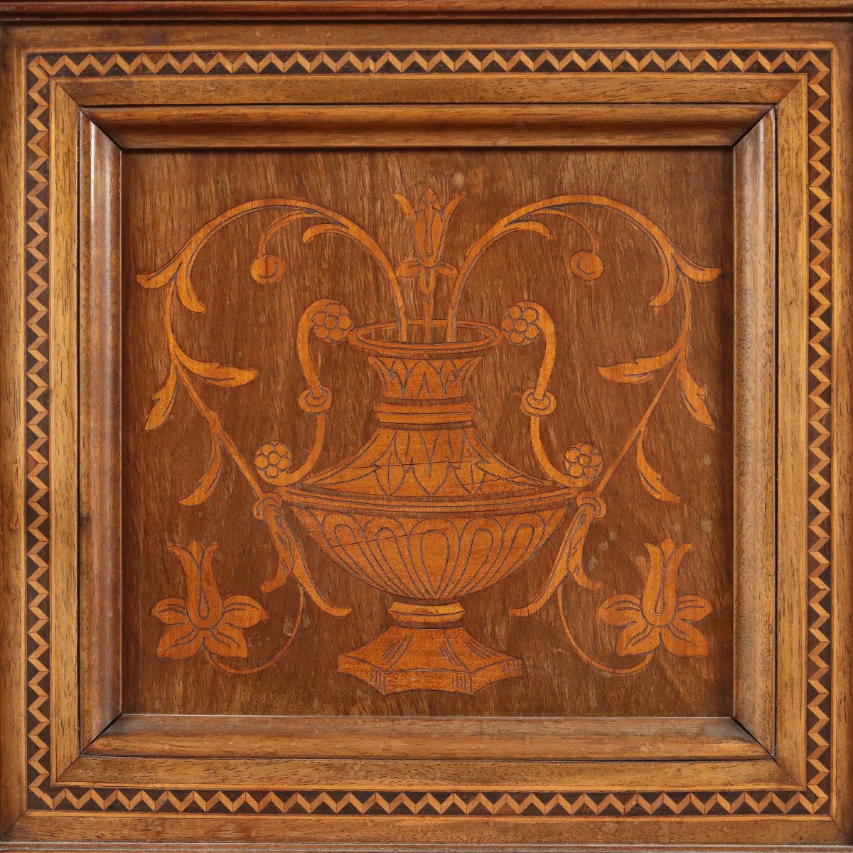 Meuble Néo-Renaissance Ancien Noyer Italie du XXe Siècle-photo-1