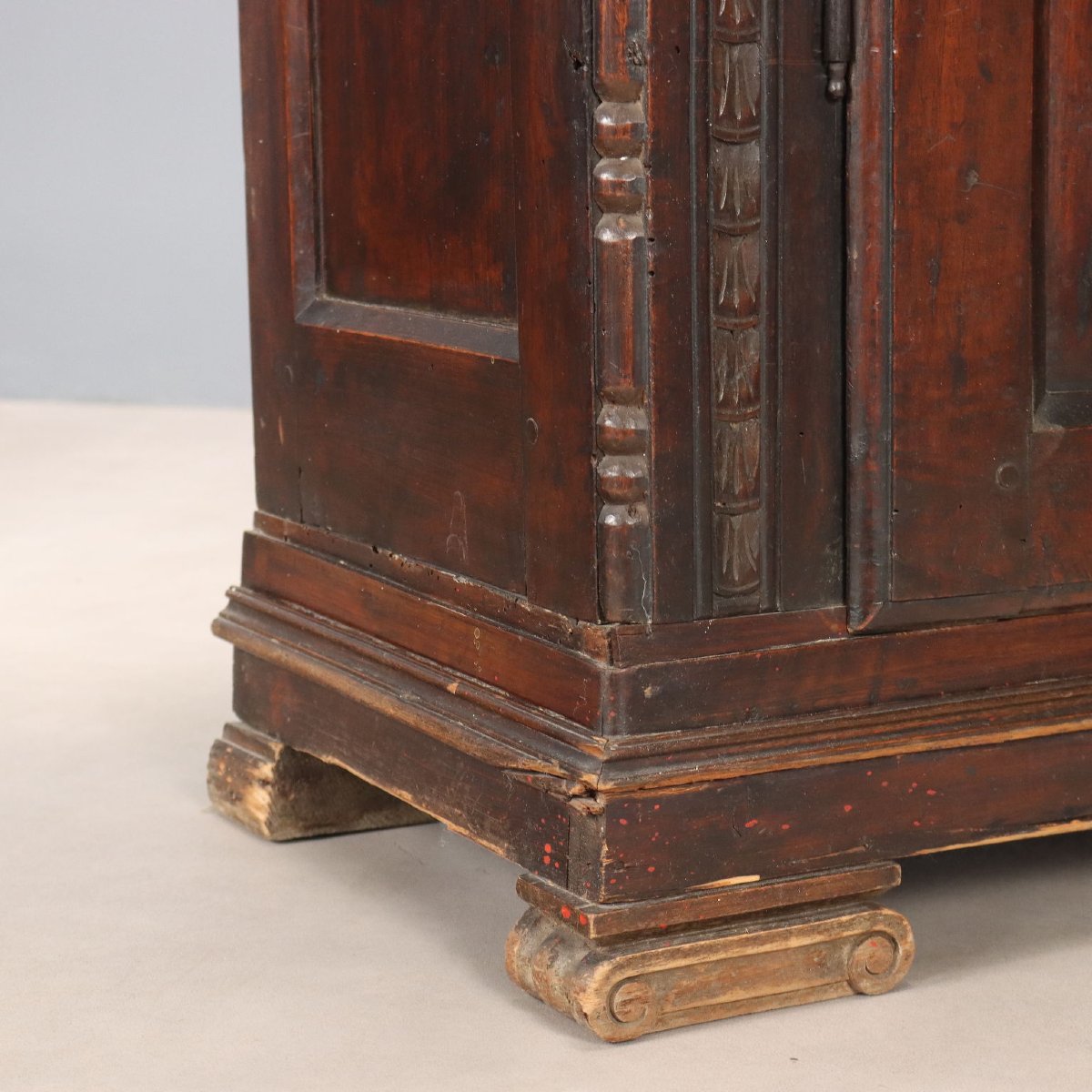 Armoire Ancienne Noyer Bruyère de Noyer Italie du XIXe Siècle-photo-3