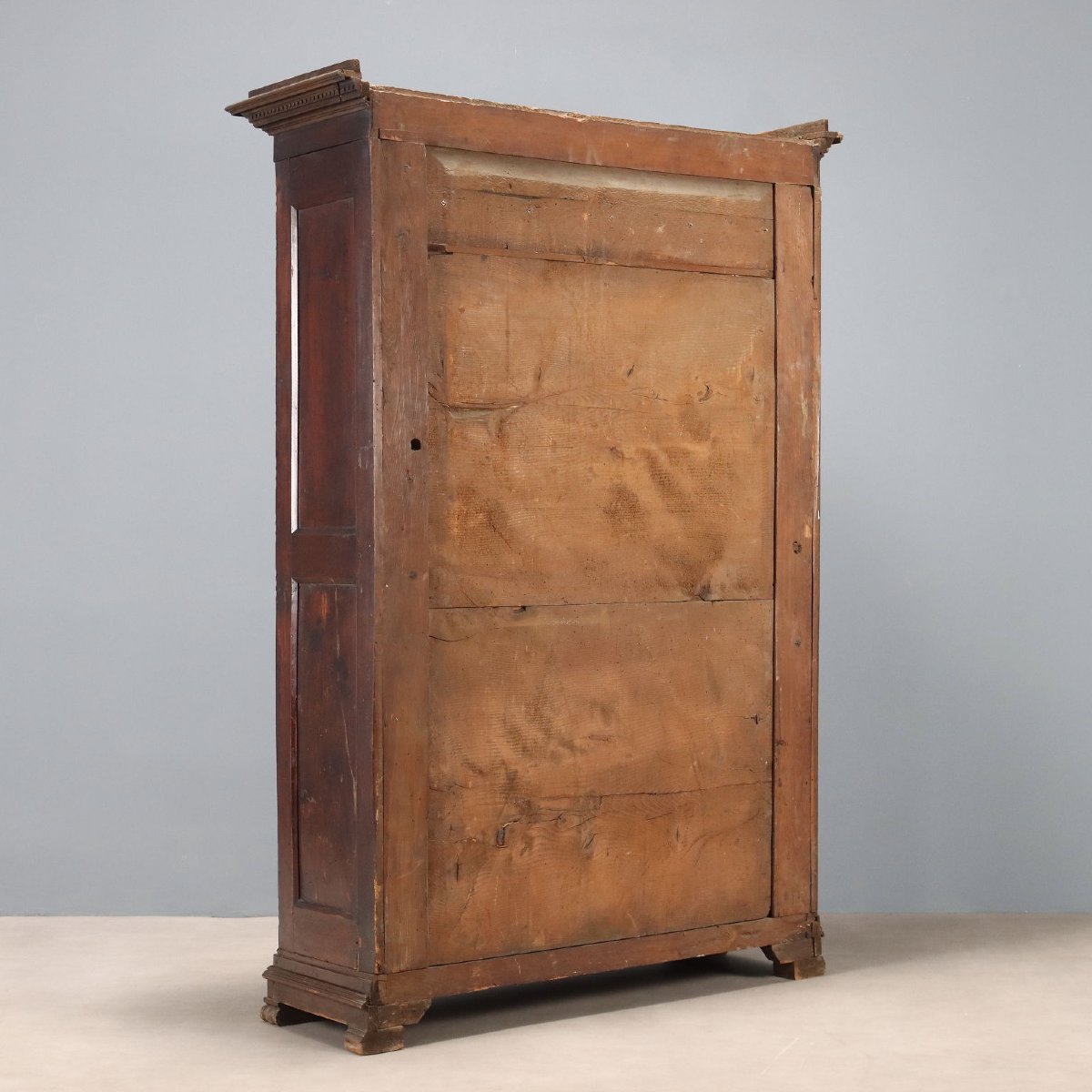 Armoire Ancienne Noyer Bruyère de Noyer Italie du XIXe Siècle-photo-5