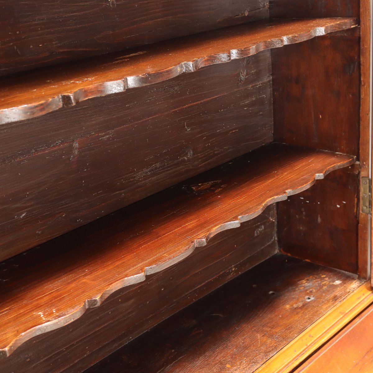 Early 20th-century Northern European Walnut Trumeau-photo-3