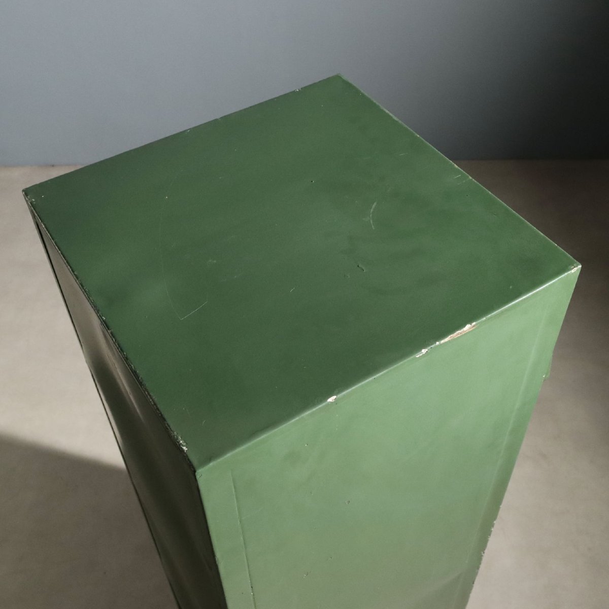 Commode Industrielle Vintage Métal 10 Tiroirs Italie Années 1960 Originale-photo-3