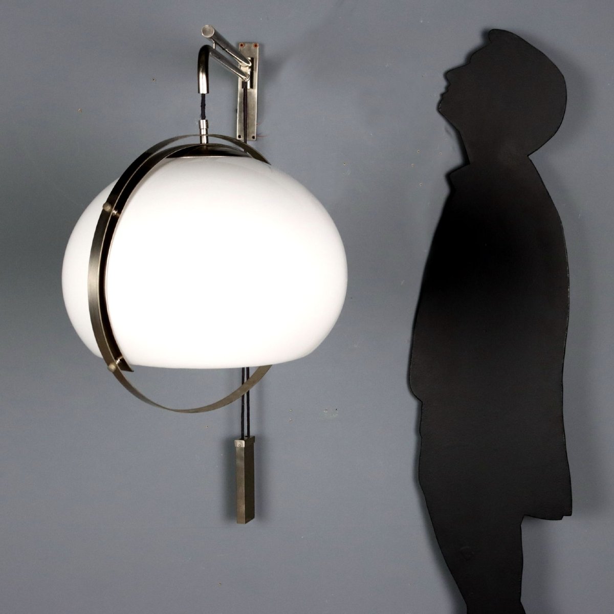 Lampe Space Age Vintage Plastique Métal Design Années 1970 Originale-photo-2