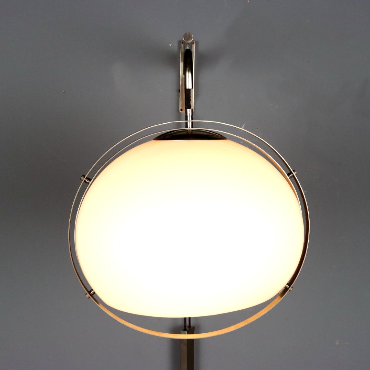 Lampe Space Age Vintage Plastique Métal Design Années 1970 Originale-photo-4