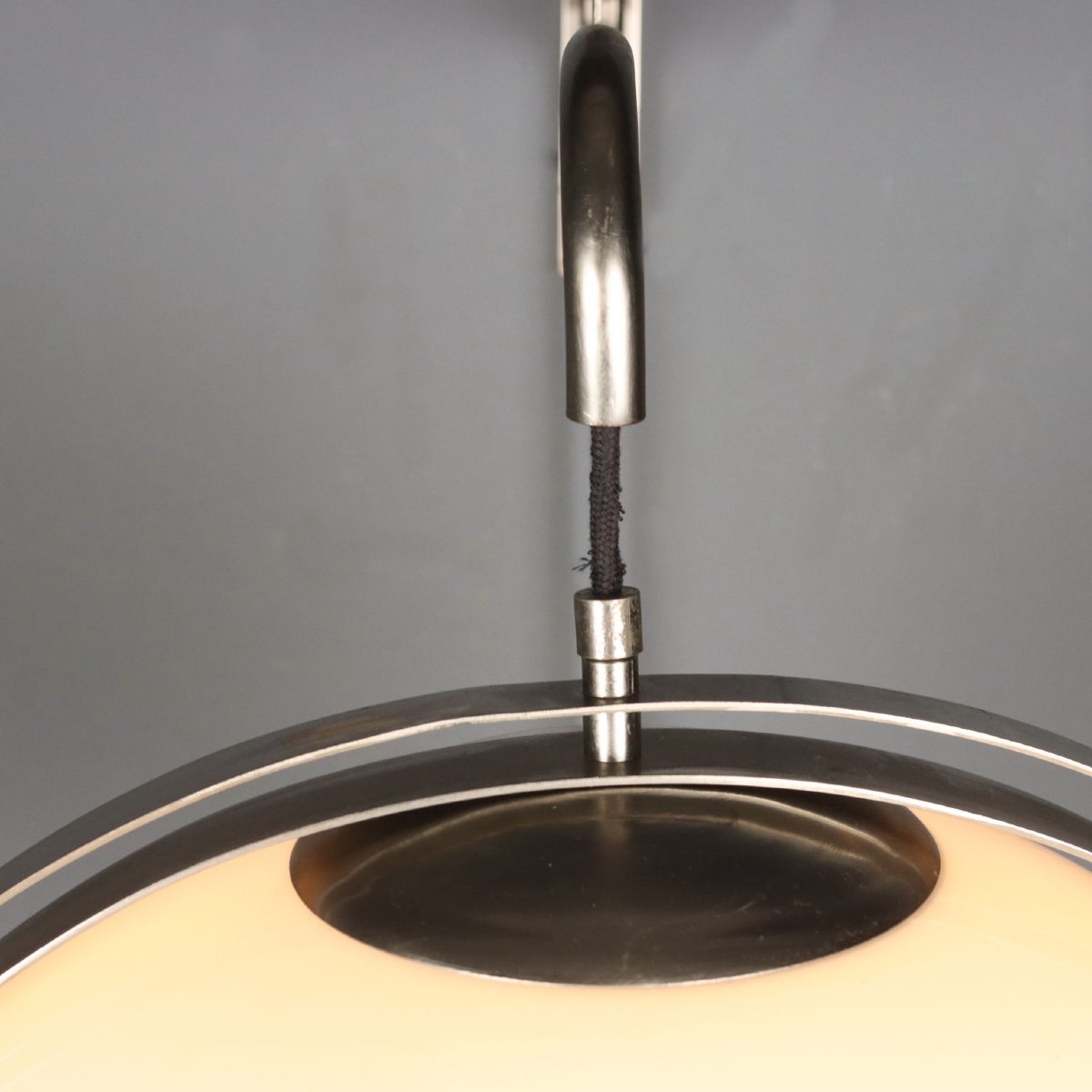 Lampe Space Age Vintage Plastique Métal Design Années 1970 Originale-photo-4