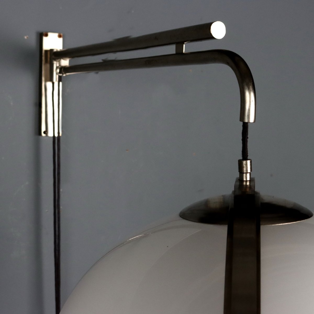 Lampe Space Age Vintage Plastique Métal Design Années 1970 Originale-photo-5