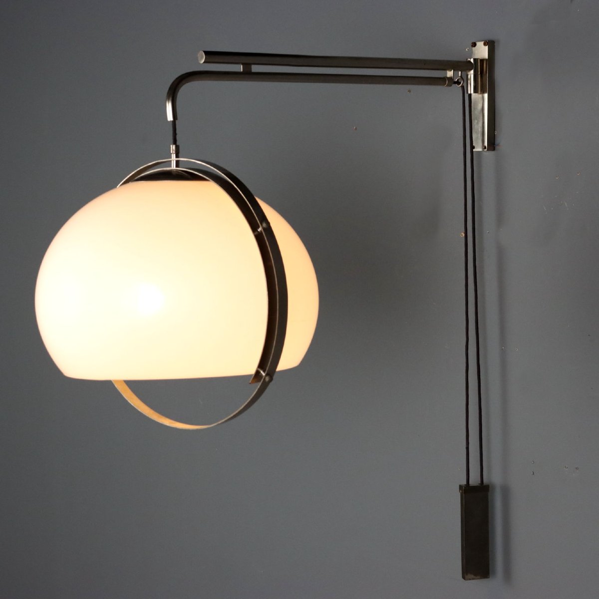 Lampe Space Age Vintage Plastique Métal Design Années 1970 Originale