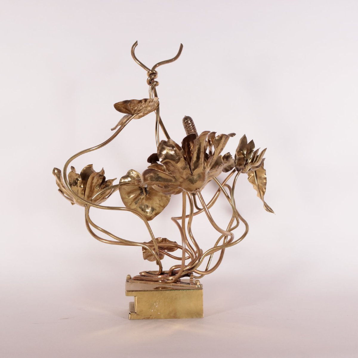 Paire de Sculptures Style Maison Jensen Laiton France Années 1970-photo-6
