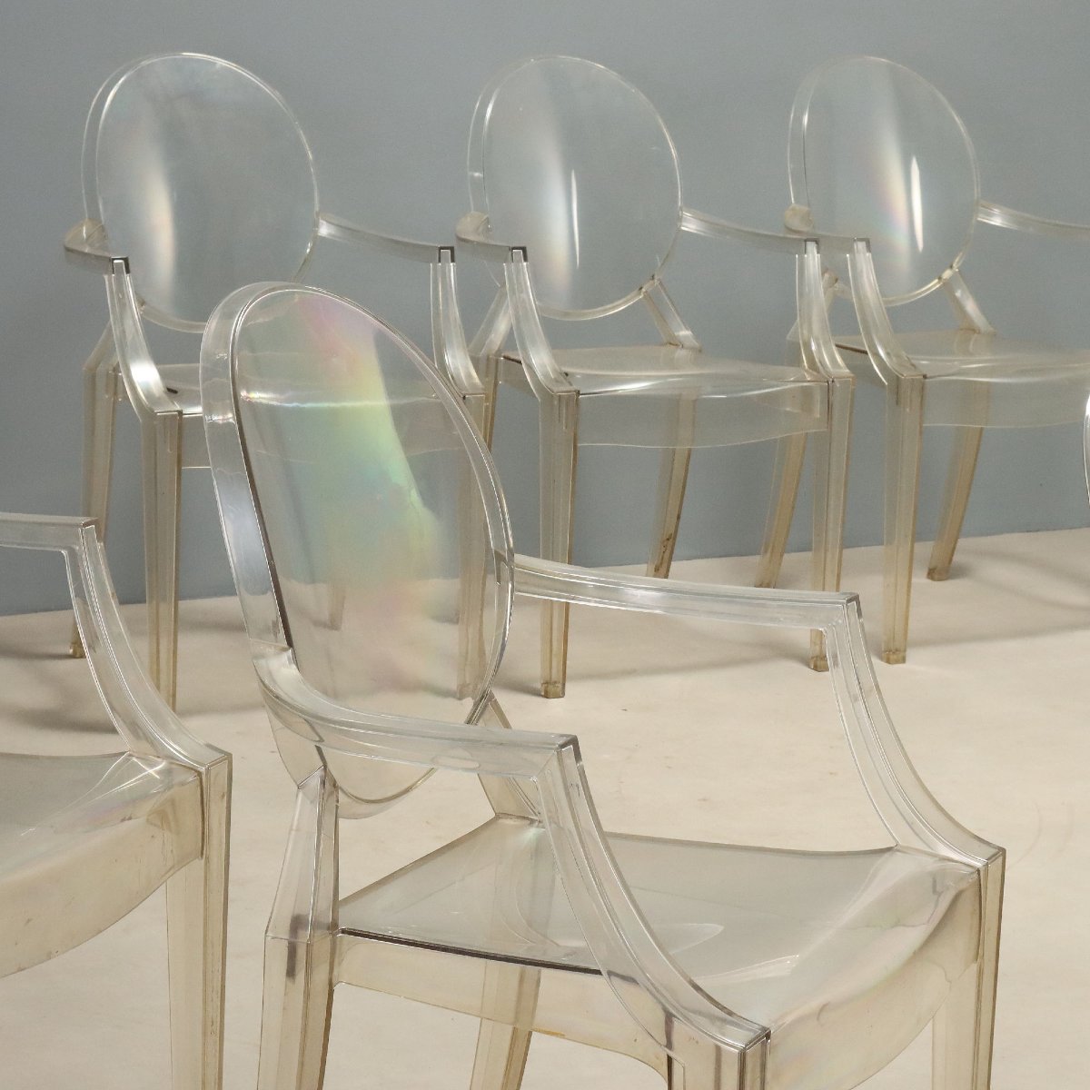 Kartell Louis Ghost Chairs Design Philippe Starck 2000s Originals-photo-3