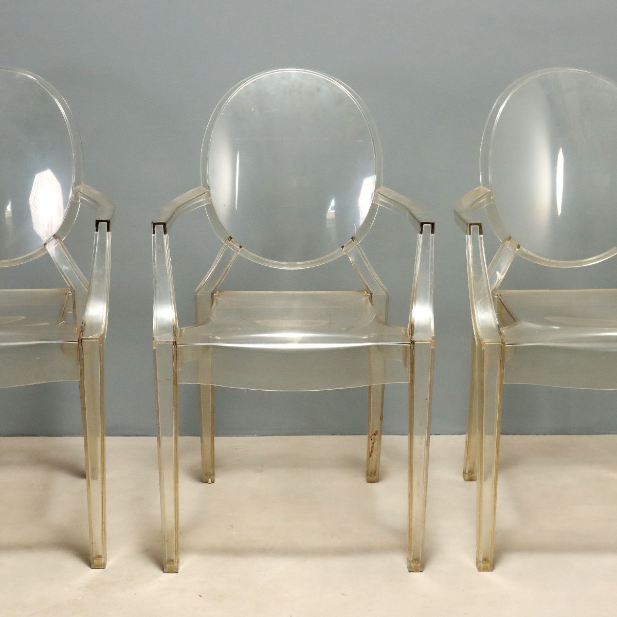Kartell Louis Ghost Chairs Design Philippe Starck 2000s Originals-photo-4