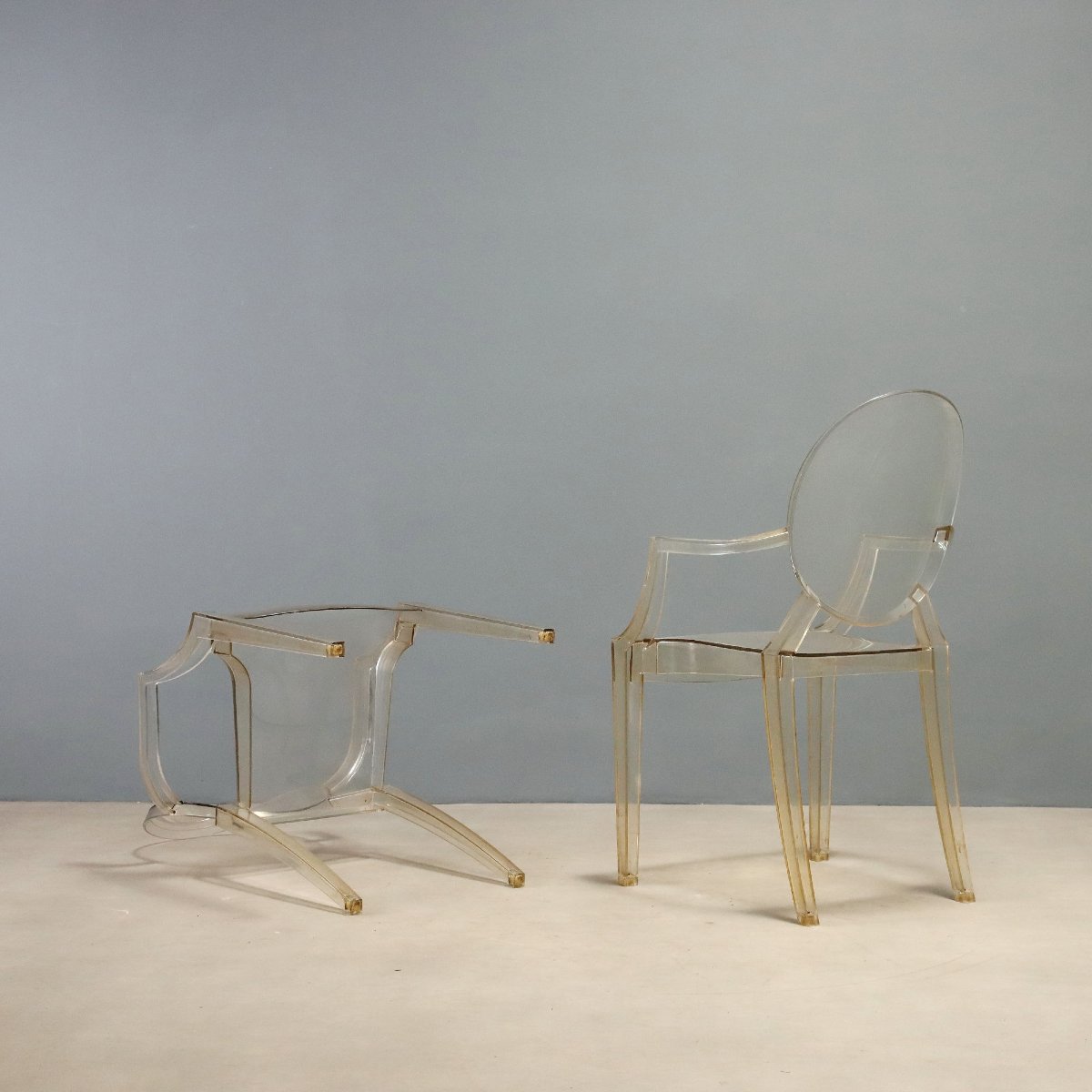 Kartell Louis Ghost Chairs Design Philippe Starck 2000s Originals-photo-4