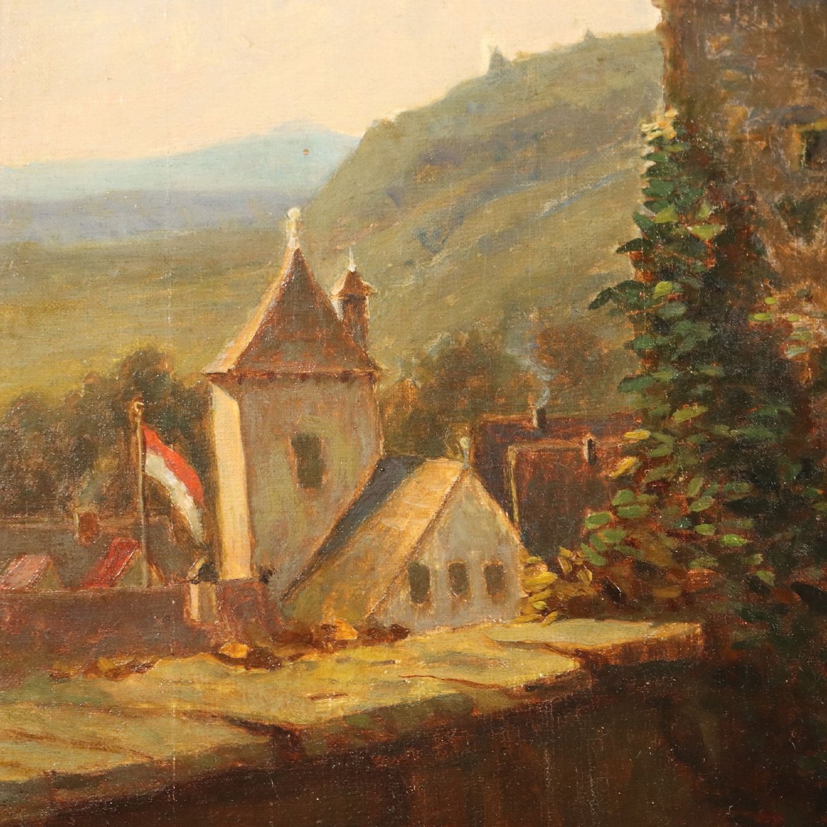 Tableau Ancien Copie par Benjamin Vautier L'Aveu Involontaire Original-photo-1
