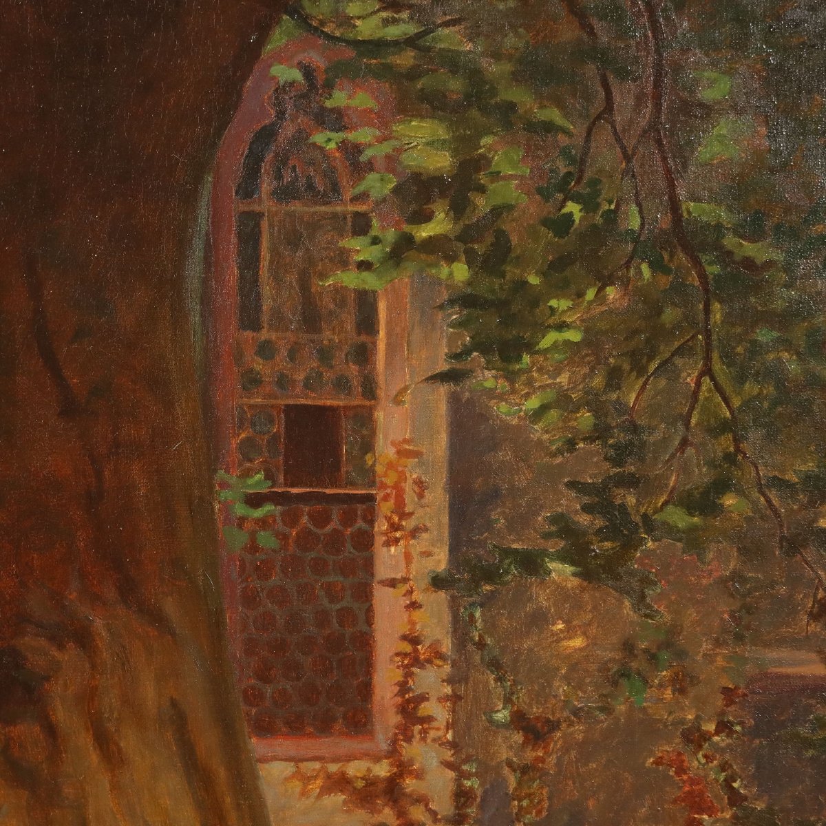 Tableau Ancien Copie par Benjamin Vautier L'Aveu Involontaire Original-photo-7