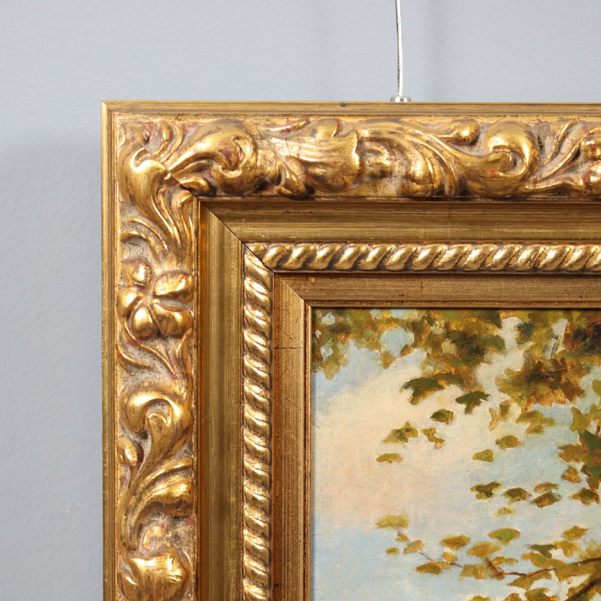 Tableau Ancien Copie par Benjamin Vautier L'Aveu Involontaire Original-photo-8