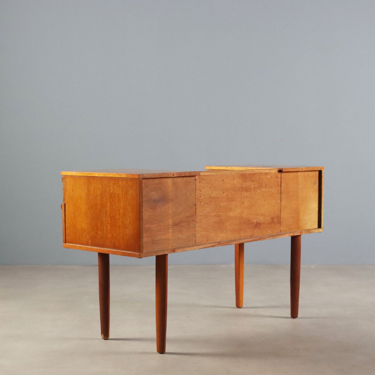 Coiffeuse Vintage Teck avec Tiroirs Design Angleterre Années 1960 Originale-photo-5