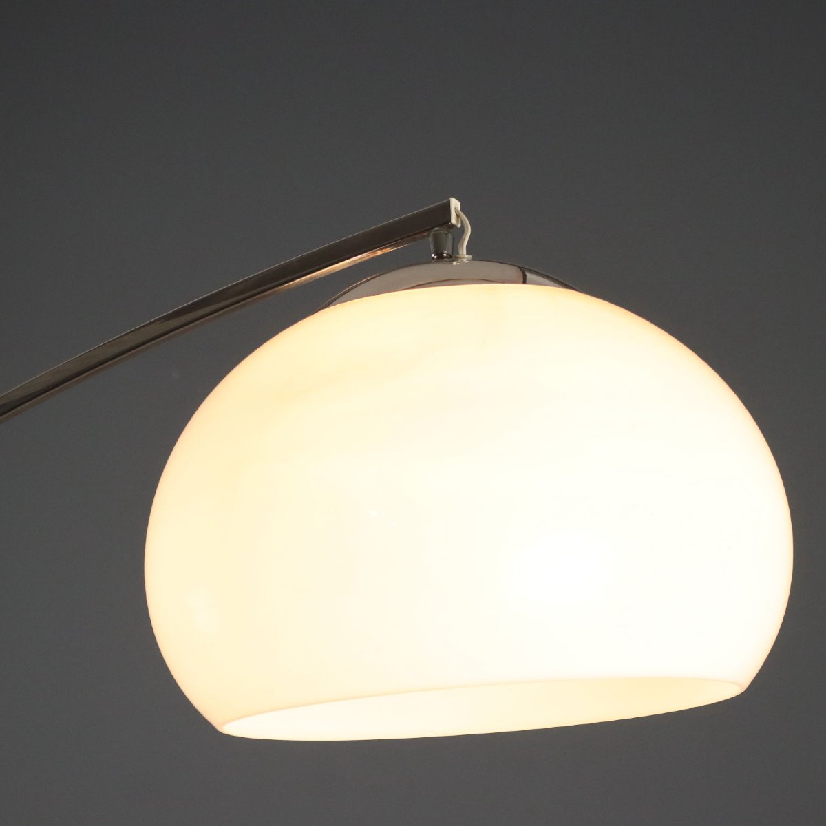 Vintage Floor Lamp Aluminium Plastic Design 1970s Original-photo-4