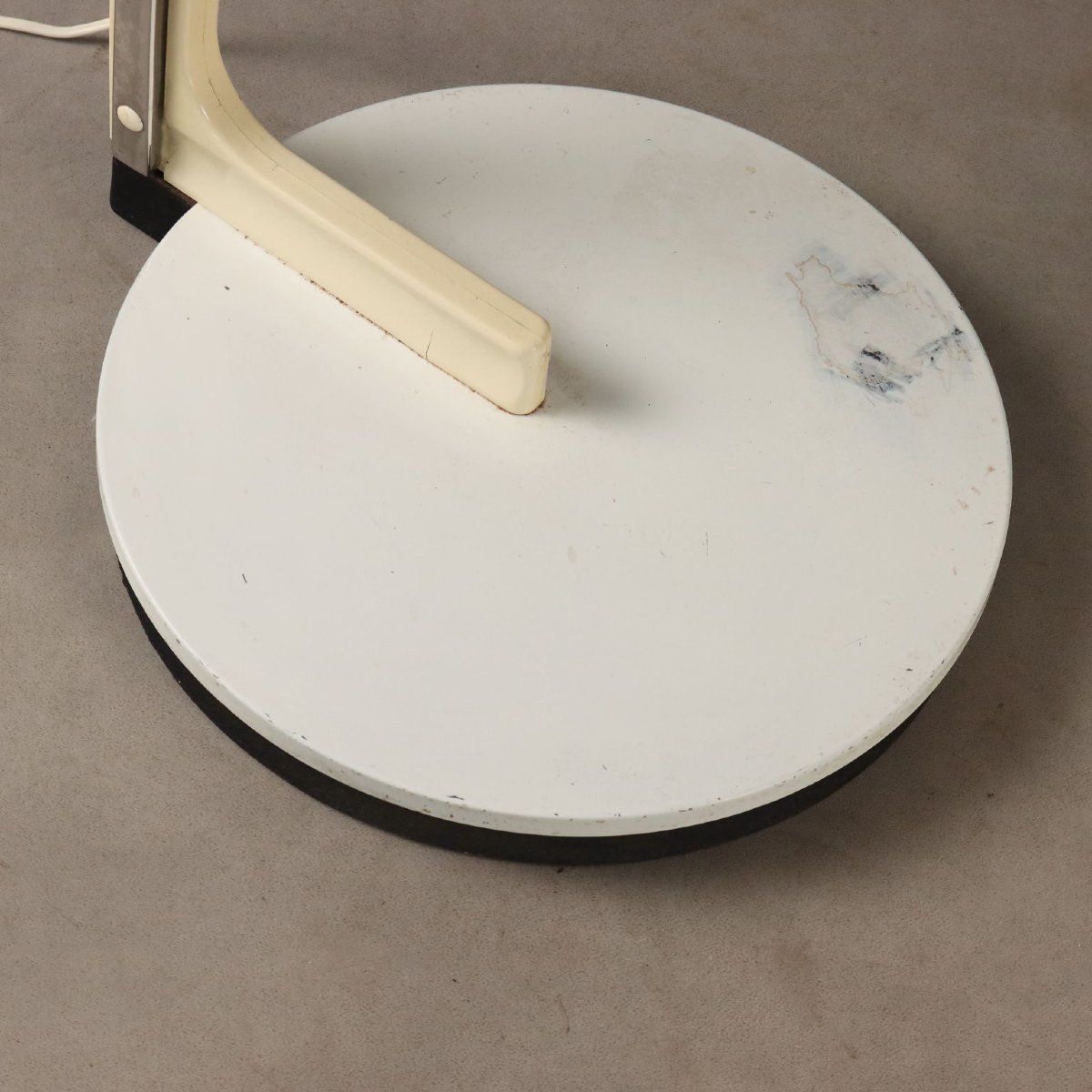 Vintage Floor Lamp Aluminium Plastic Design 1970s Original-photo-5