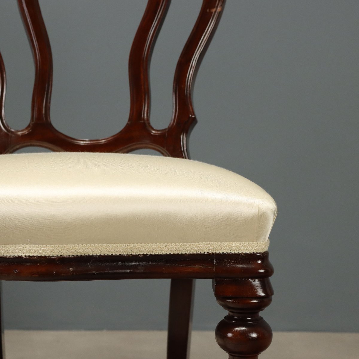 Victorian Mahogany Chairs - Set Of Six, England, Mid-19th Century-photo-3