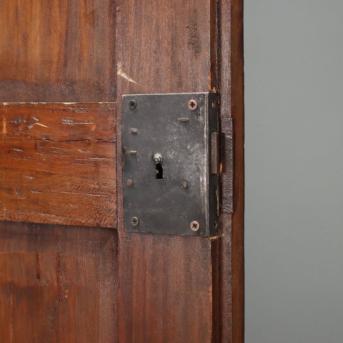 Armoire Style Baroque en Hêtre Teinté Noyer Italie, fin du XIXe siècle-photo-4