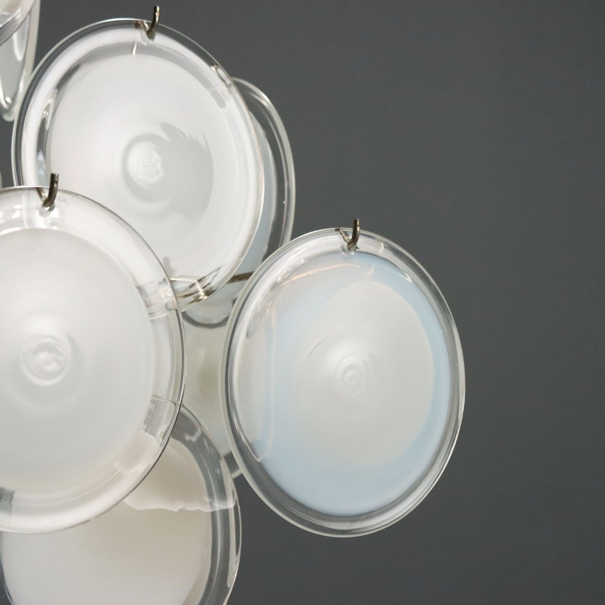 Vintage Ceiling Lamp Murano Glass Design Italy 1970s Original-photo-6