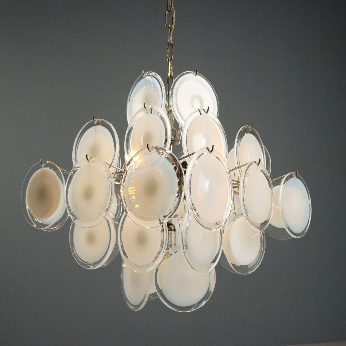 Vintage Ceiling Lamp Murano Glass Design Italy 1970s Original