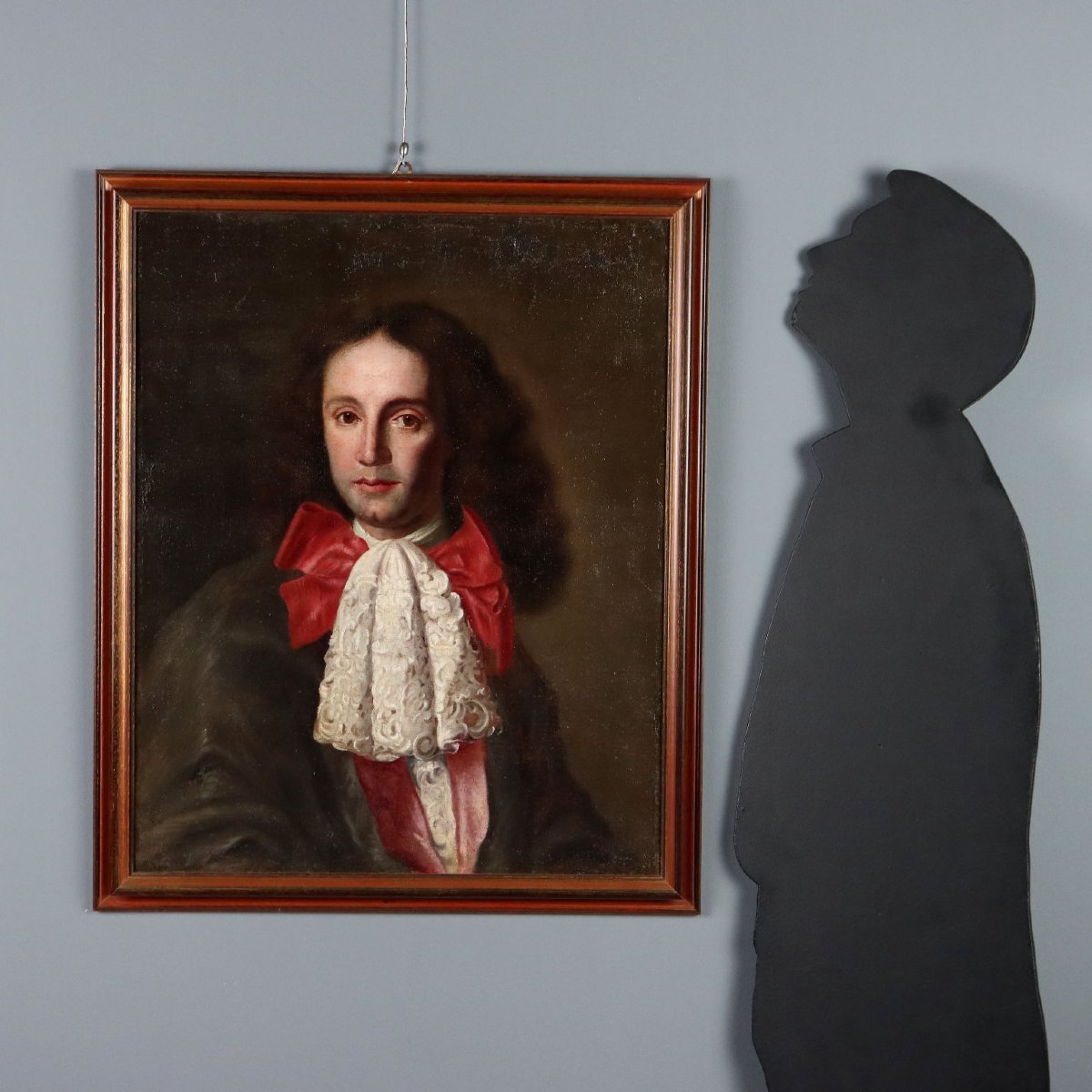 Tableau Ancien Portrait Masculin Dans le Style de Jakob Ferdinand Voet -photo-2