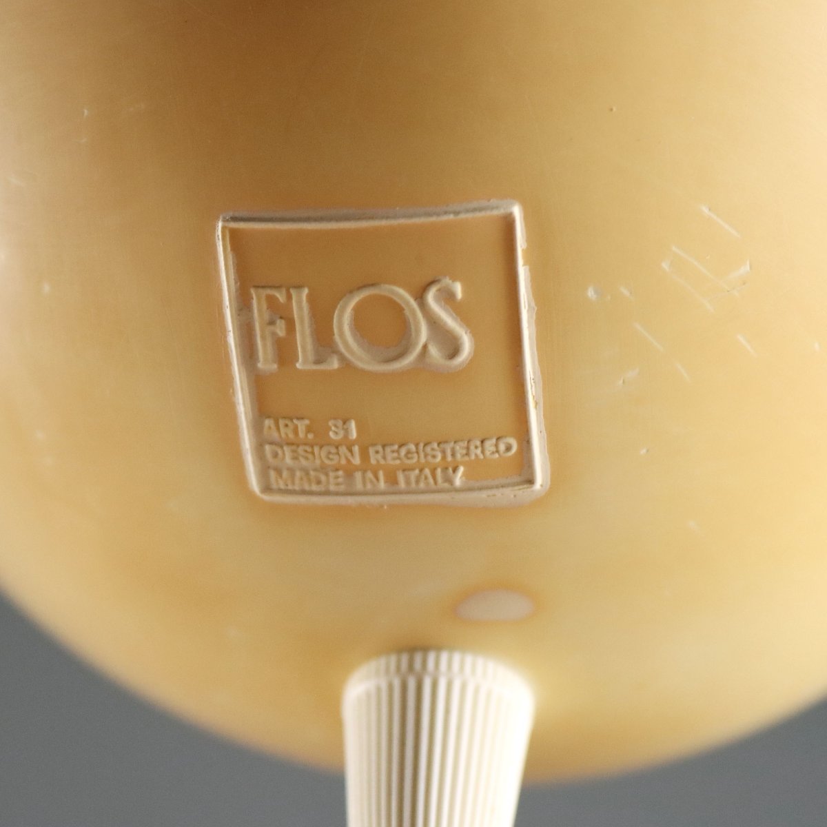 Lampe Suspendue Flos Black & White Vintage Design Castiglioni Années 1970-photo-1