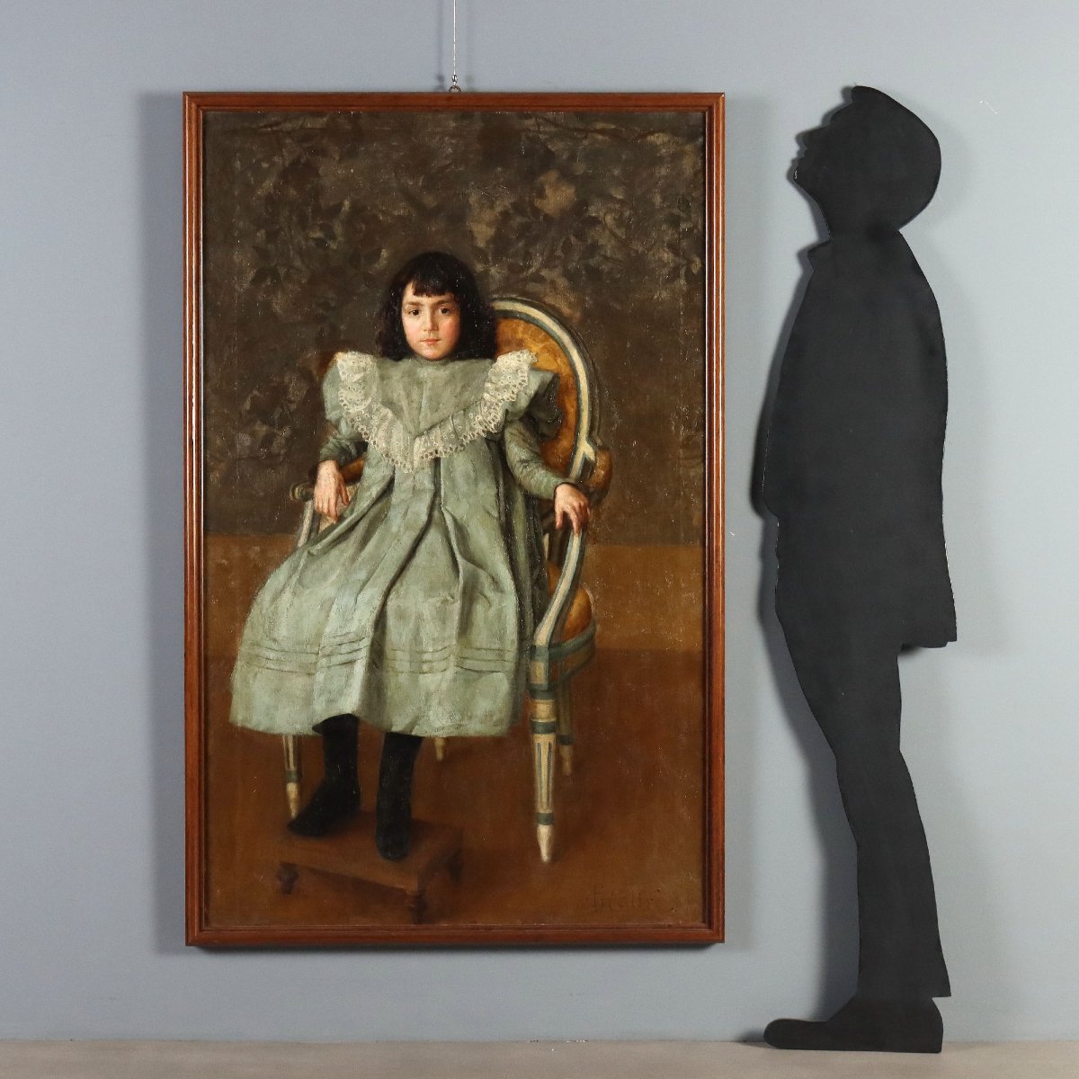 Tableau Moderne Giovanni Galfrè Huile sur Toile Italie XXe Siècle Original-photo-2
